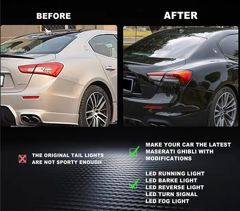 Maserati Ghibli 2014-2022 REAR+LEFT, RIGHT Reverse light