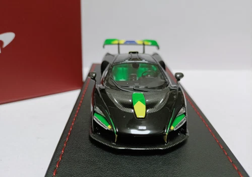 1/43 McLaren Senna Black Brazilian Flag Edition Resin Modell - Bild 5 von 9