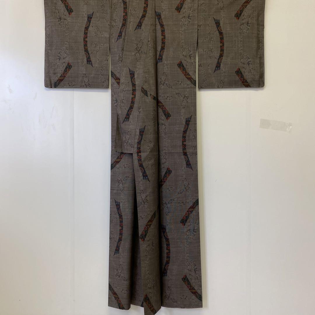 JAPANESE KIMONO TSUMUGI 165.5 cm 5' 5