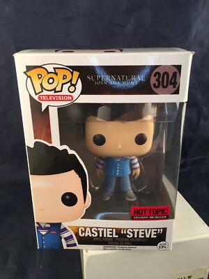 Funko Pop Supernatural Castiel 304 NRFB NIB Hot Topic Excl  pre-release