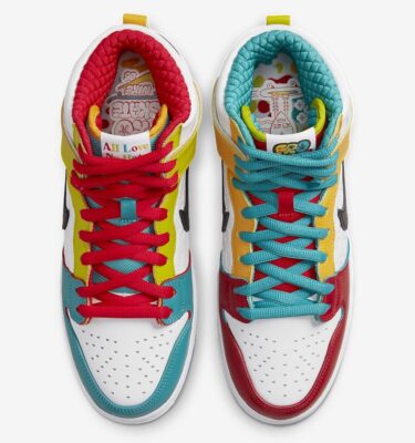 froSkate × Nike SB Dunk High Pro QS All Love DH7778-100