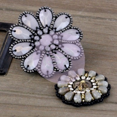 Prima Marketing ''TEA THYME '' GREY BEADS 2 SIZES 1.5'' - 2.5'' 561086