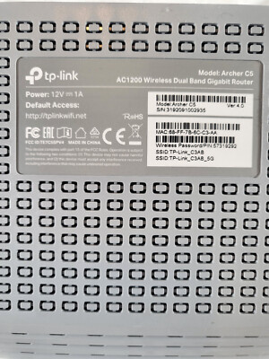 TP Link Archer 5C Router Ac 1200 Wireless Dual Band
