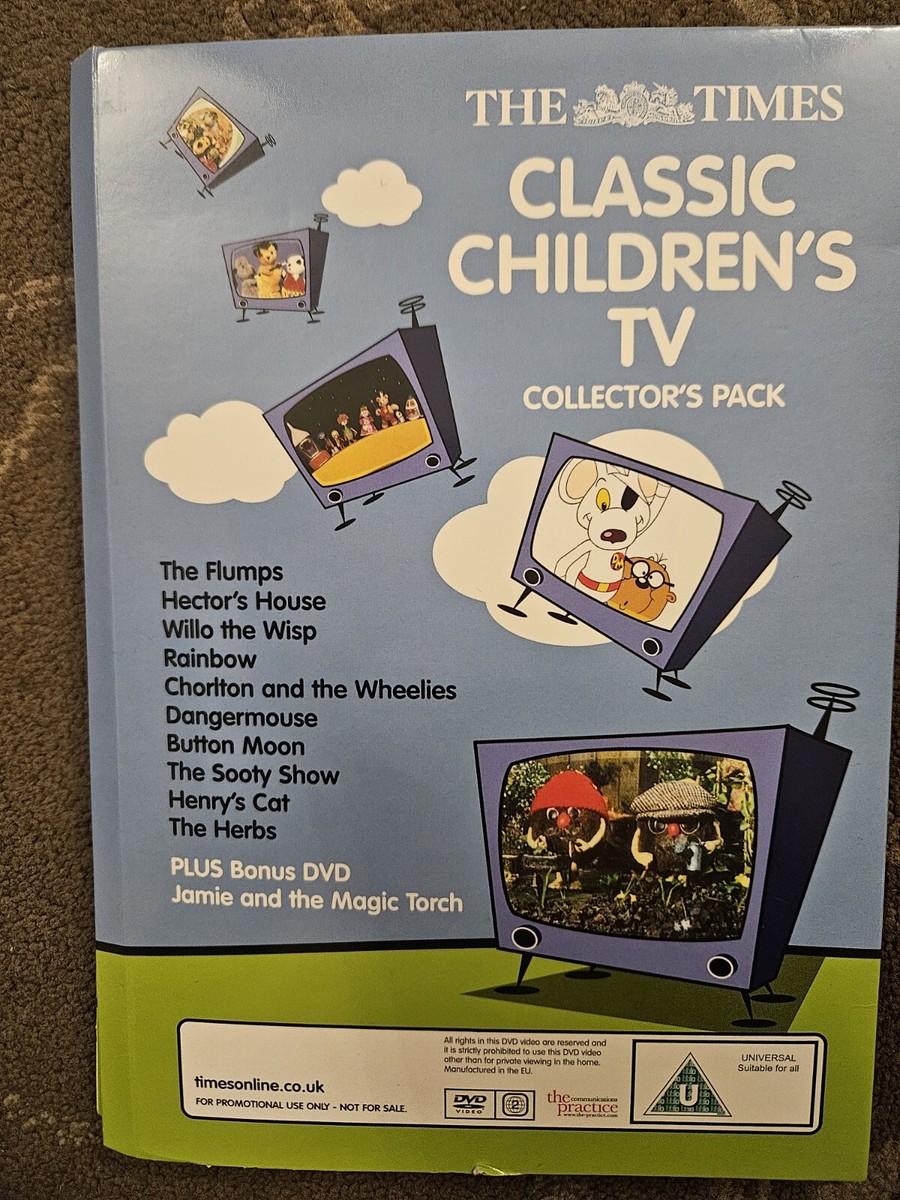 THE TIMES CLASSIC CHILDREN'S TV COLLECTORS PACK DVD 11 DISCS RETRO