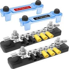 2X 4/5/10/20 Studs Power Distribution Block Terminal Bus Bar Solar Wiring/System