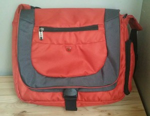 swiss gear orange luggage