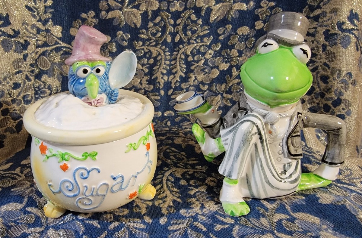 Sigma Kermit Creamer Gonzo Sugar Bowl (Miss Piggy Tea Set)- PARTS