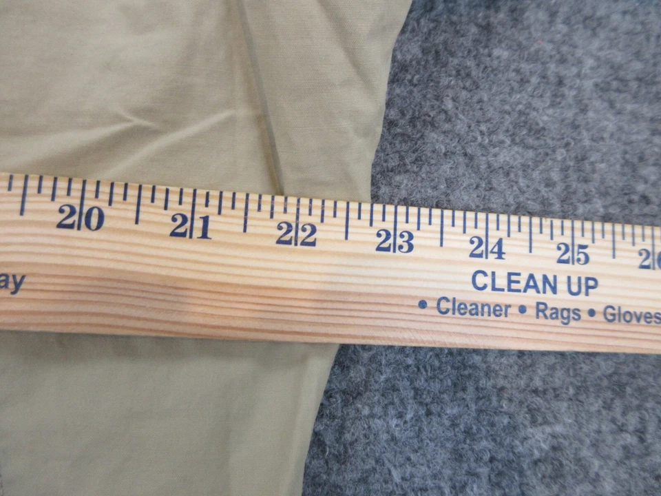 Chaqueta Greg Norman Para Hombre Pequeña Beige Cortavientos Golf Abrigo Ligero Cremallera Completa Foto 4 de 4