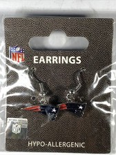 NFL Football New England Patriots Dangle Earrings Jewelry Hypo-allergenic