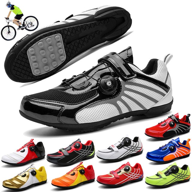 Tenis de bicicleta transpirables para hombre zapatos planos de ciclismo de carretera pedal plano zapatos de bicicleta