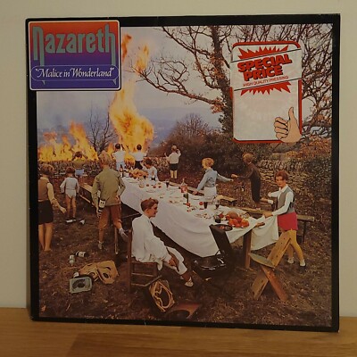 Nazareth Malice in Wonderland Vinyl LP 1980 Vertigo German Original Inner Sleeve