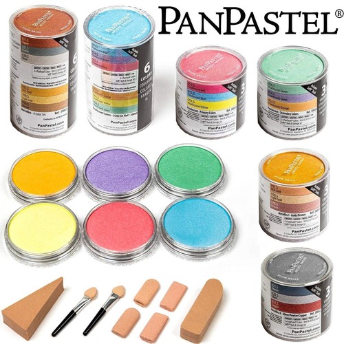 New PANPASTEL Ultra Soft Artists Painting Pastels Pans Pearlescent Metallic Sets eBay