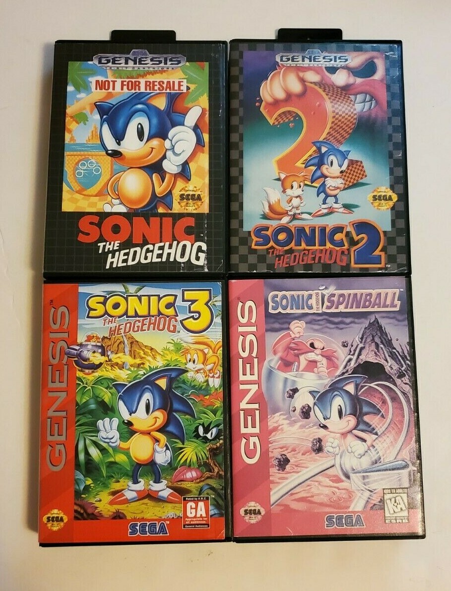 Sonic the Hedgehog 1 + 2 + 3 + SPINBALL Complete (Sega Genesis