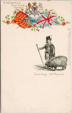 Drum Major 93rd Regiment Military Embossed TUCK Empire Series 265 Postcard E55