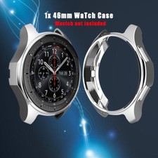 Anti-Slip 46mm Watch Shell Protector Cover for Samsung Gear S3 Classic SM-R775T