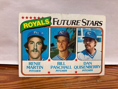 Royals Future Stars Dan Quisenberry 1980 Topps Baseball Card Karte Rookie Card