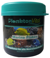PlanktonVital Marine Flakes Seawater Fish Food Freshwater Flakes 250ml