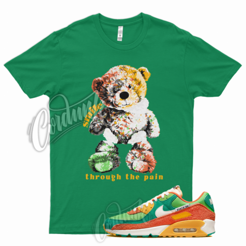 SMILE T-Shirt für Air Max 90 Running Club Roma mean grün orange Pollen 1 5 - Bild 1 von 3