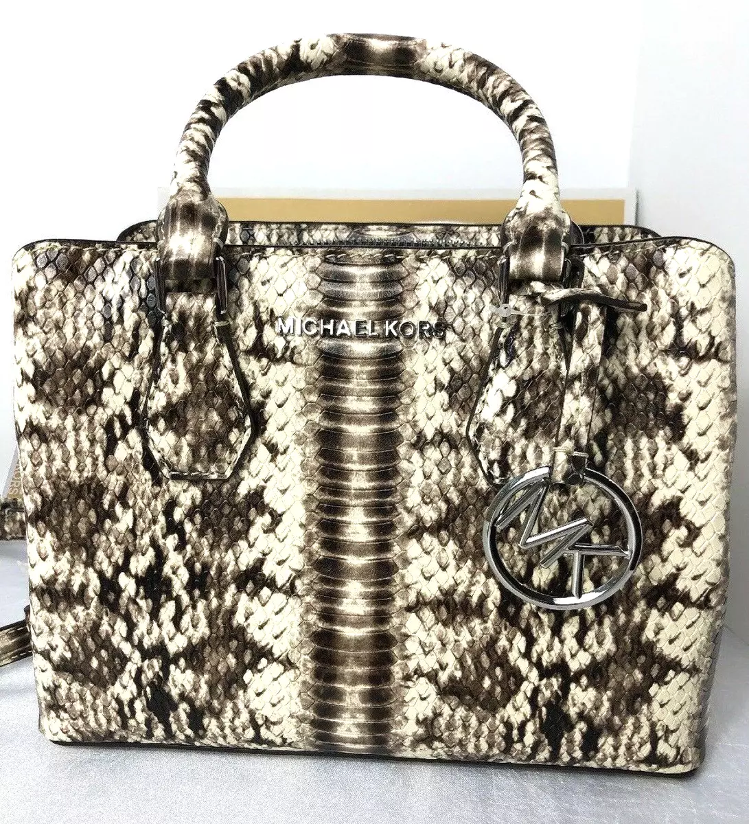 Michael kors python handbag on sale on sale