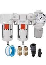 NANPU DFR-04 1/2” NPT Air Drying System Double Filters, Pressure Regulator