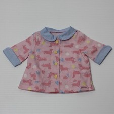 American Girl Maryellen Larkin Dachshund Pijama Columpio PJ Perro Estampado Top para Muñeca