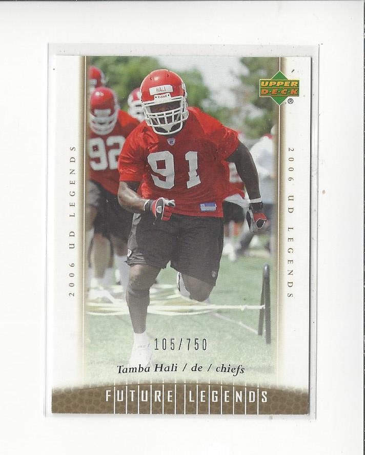 Tamba Hali Upper Deck Legends #190 Base
