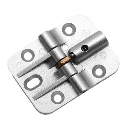 2PCS Hinge Zinc Alloy Silver for Folding Tables Camping Tables 2.36"L x 1.77"W - Picture 9 of 12