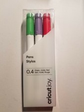 Cricut Joy Fine Point Pen Set 3/Pkg Red, Green  Violet 0.4 NEW 2007077