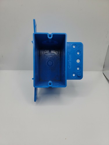 Carlon A122 Single Gang PVC Outlet Box, 1/2,3/4,1. New - Picture 3 of 10