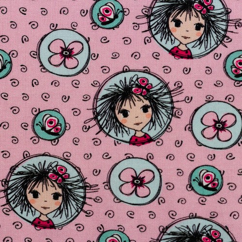 Stoffreste Stoffe Patchworkstoffe rosa 100% Baumwolle Reste 25x25cm Auswahl - Bild 15 von 20