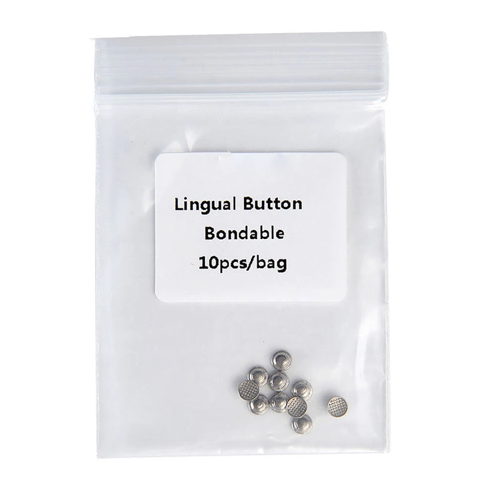 AZDENT Dental Ortho Lingual Buttons Stainless Steel For Bondable Round Base - Image 2 of 4