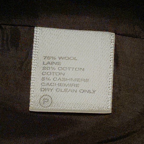 Lafayette New York 148 Brown Cotton Wool Blend Blazer Jacket Hidden Buttons Sz 4 - Picture 6 of 12