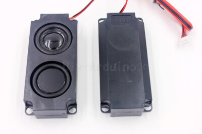 2PCS 5W 8ohm Full Range  Speaker Dual Vibration membrane Audio loudspeaker NEW