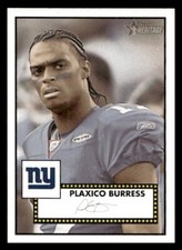 2006 Topps Heritage #81 Plaxico Burress Black Back Giants