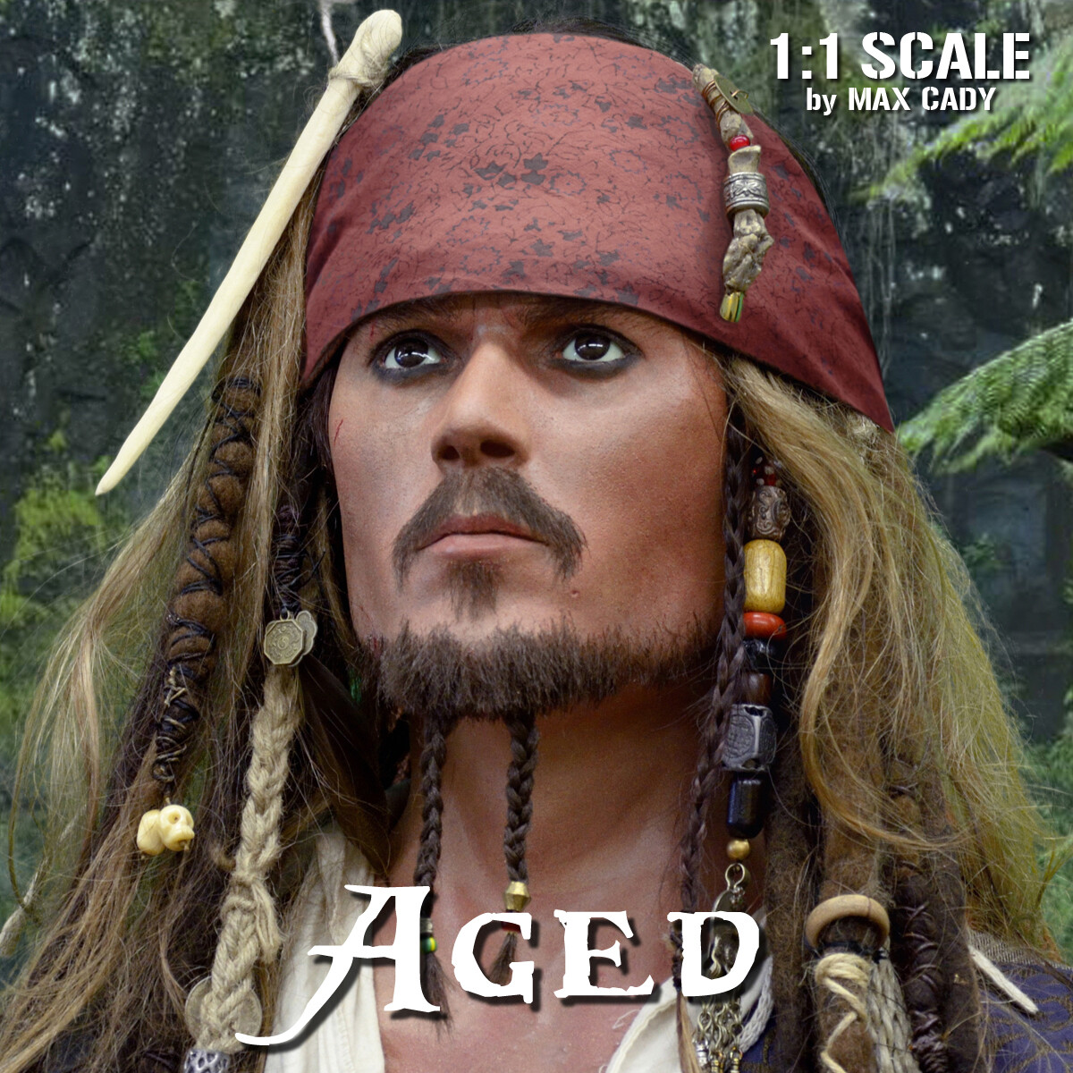 Screen Accurate Jack Sparrow Bandana, pirates of the Caribbean