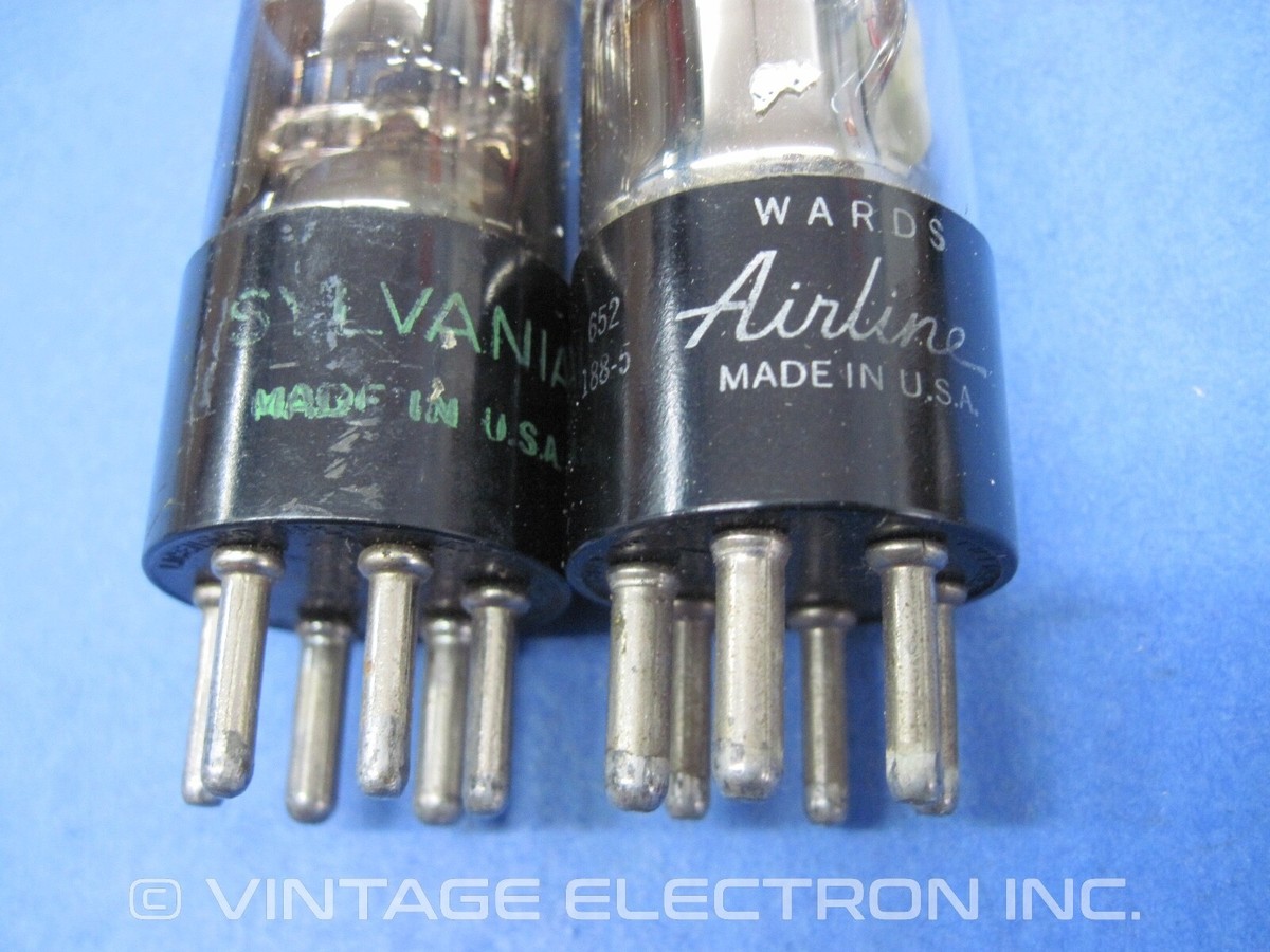 Tube électronique Sylvania 6E5 - NOS (New Old Stock) - État Neuf Jamais Utilisé