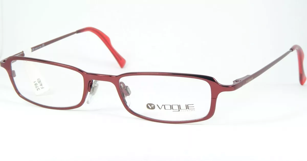 Vogue VO 3458 572 METALLIC BURGUNDY EYEGLASSES GLASSES METAL FRAME