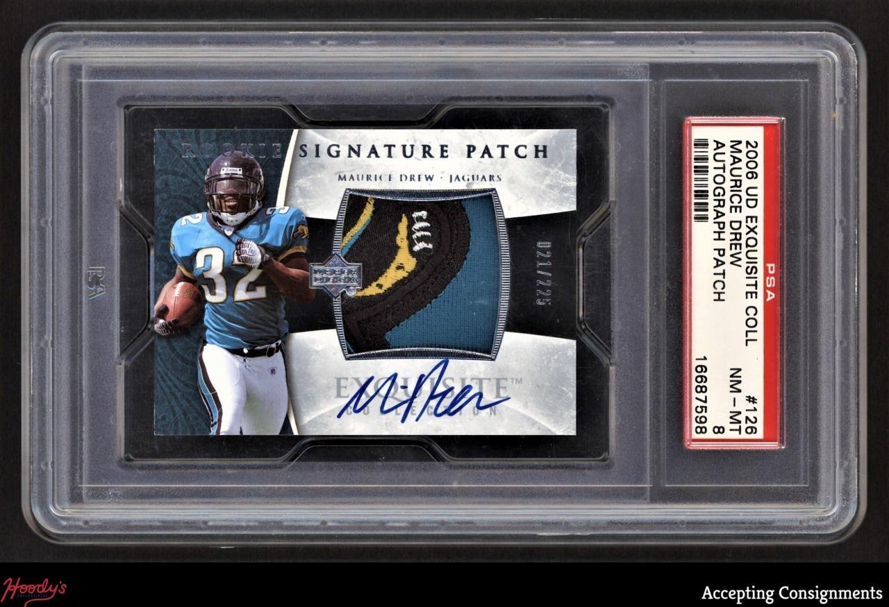 Maurice Jones-Drew Upper Deck Exquisite Collection #126 Autograph Patch