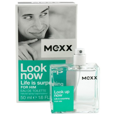 Mexx LOOK UP NOW Life is surprising for Him 1 x 50ml Eau de Toilette Spray EdT