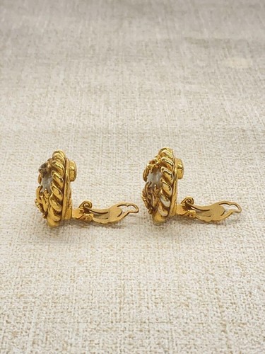CHANEL Fake pearl earrings plated GLD P0016600 - Picture 2 of 4
