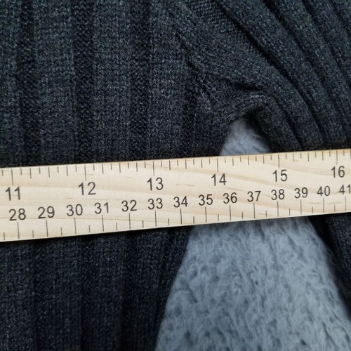 RDI Dress Womens Medium Gray Stretch Knit High Neck Long Sleeve Sweater NWT - Picture 8 of 12