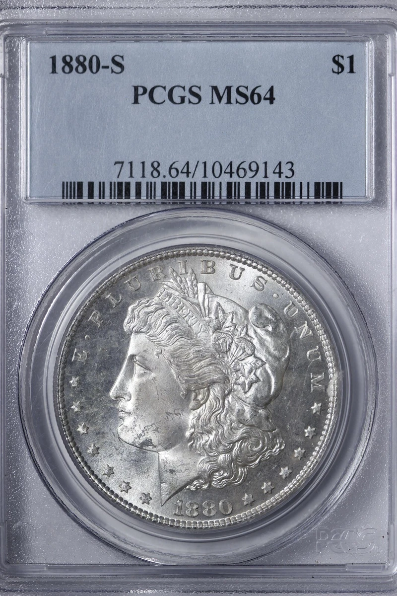 MS 64 Graded 1880 Year Morgan US Dollars (1878-1921) for sale | eBay