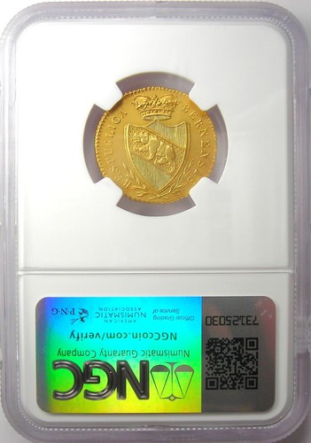 1819 Switzerland Gold Duplone Bear Bern Coin - Certified NGC AU Details - Rare! - Picture 3 of 4
