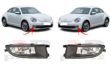 Für VW Beetle 11-18 Neue Frontstoßstange Nebelscheinwerfer-Lampe Paar-Set