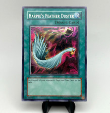Harpie's Feather Duster Yu-Gi-Oh Promo Card SDD-003 Secret Rare Holo Foil