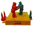 VINTAGE ROCK 'EM SOCK 'EM ROBOTS by MARX/1966/PARTIALLY WORKS/SEE DESCRIPTION 
