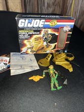 G.I. Joe Action Figure  1985 Serpentor  Cobra Emperor w  Air Chariot  Box