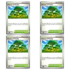4x Forest of Vitality Card Pokemon TCG Lot - ME01: Mega Evolution
