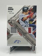 Jarren Duran 2022 Diamond Kings Rookie Dual Patch Autograph GOLD 93/99￼