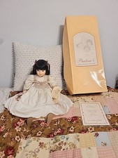 Pauline's Limited Edition 22" Doll "Jennilee" Number 363 of 950 COA Tag Flowers